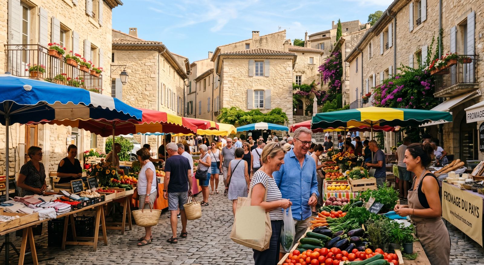 A French village market
